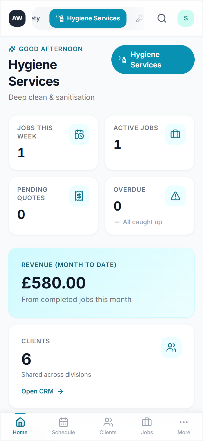Mobile preview (light)